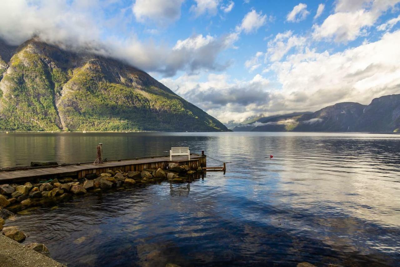 Вилла Fjordperlen Эйдфьорд Экстерьер фото