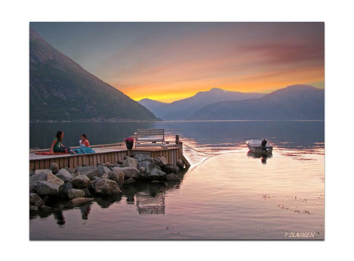 Вилла Fjordperlen Эйдфьорд Экстерьер фото